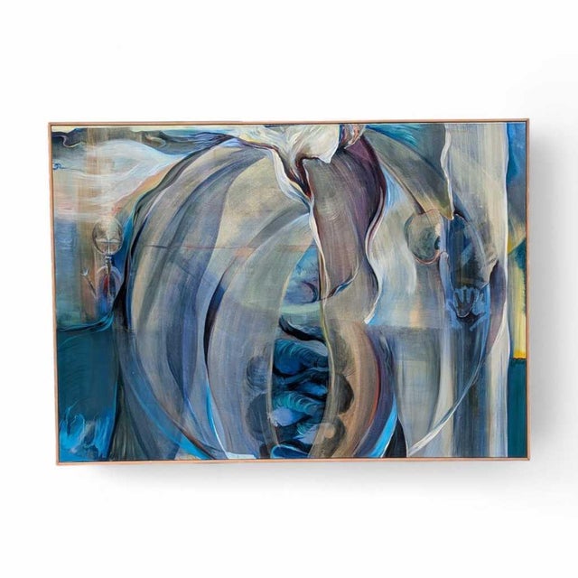 Textile Mary Heebner 'Africa,' Monumental Signed Abstract Painting, 1988 For Sale - Image 7 of 18
