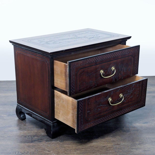 Drexel Heritage Vintage Drexel Heritage Connoisseur Nightstand For Sale - Image 4 of 12