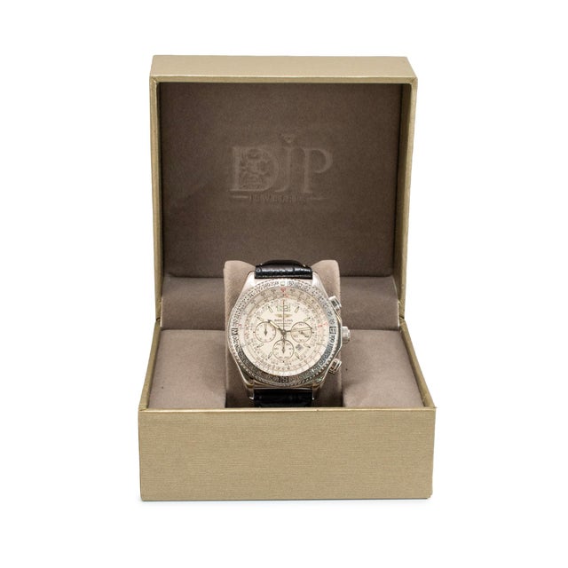 Breitling B-Two 44mm A42362 White Dial Chronograph Steel Watch For Sale - Image 9 of 10