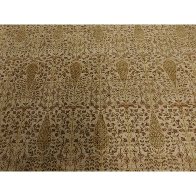 Baroque Extra Fine Hand-Knotted Paisley rug.8'x 9'10" For Sale - Image 3 of 18