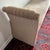 1980s Custom Upholstered Bench Scroll Arms For Sale - Image 4 of 8