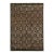 Rug & Kilim’s Classic-Style Rug in Silver Floral Patterns on Black & Green For Sale
