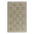 Rug & Kilim's Scandinavian Style Custom Rug With Green & Ivory Hourglass Design For Sale