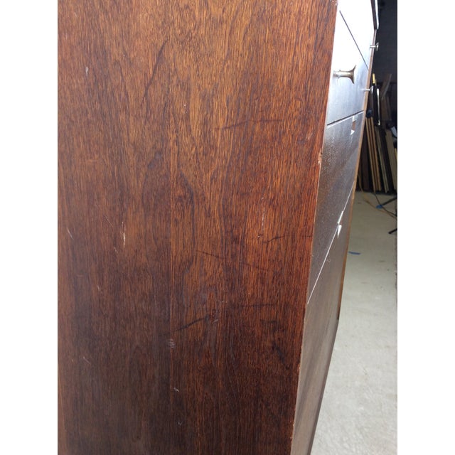 Mid Century Modern Four Drawer Highboy by Bassett Furniture For Sale - Image 16 of 17