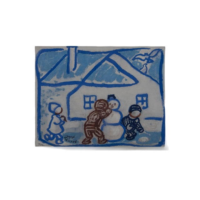 Print No.12 Snowman by Josef Capek, 1929 For Sale