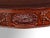 Brown Handsome English George III Hepplewhite Style Carved Mahogany Demilune Table For Sale - Image 8 of 10