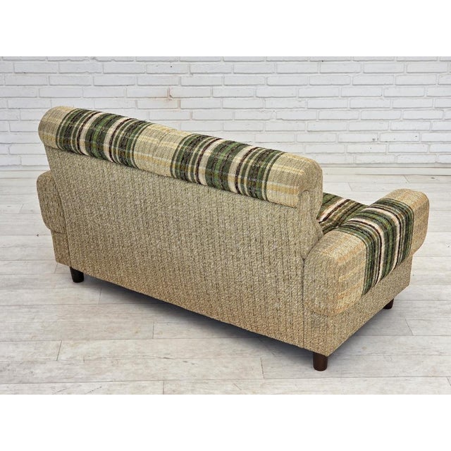 Danish 2-Seater Sofa in Furniture Wool by Nisbo Horsens, 1980s For Sale - Image 10 of 16