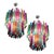 Italian Triedri Chandeliers, 1970s, Set of 2 For Sale