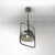 Large Italian Pendant Lamp in Chrome Metal and Acrylic Glass, 1970s For Sale - Image 10 of 11