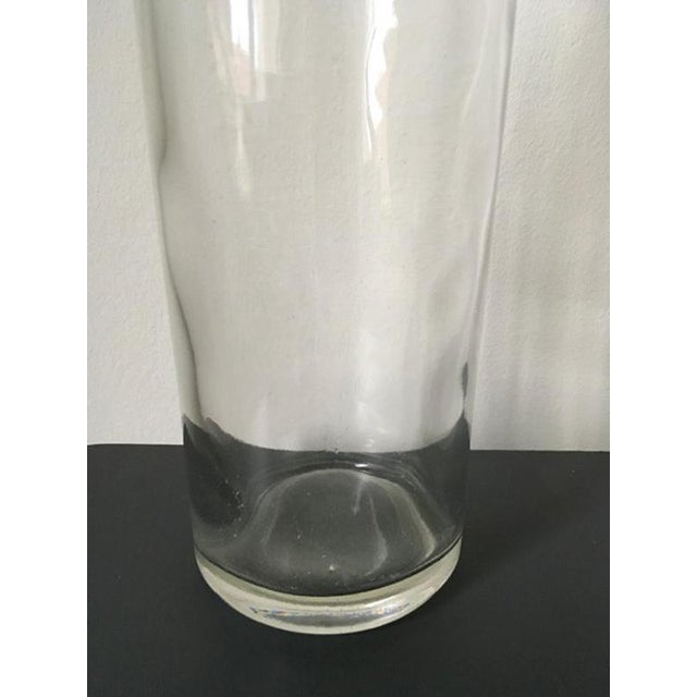 Clear Glass Bottle attributed to Siva Tuscany for Poggi, Italy, 1930s For Sale - Image 6 of 18