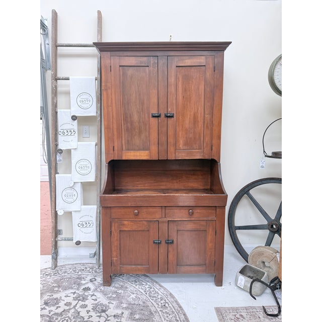 Antique 19th Century Dry Sink Hutch For Sale - Image 10 of 10