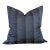 Scalamandre Wavelength Indigo Pillow- Single For Sale