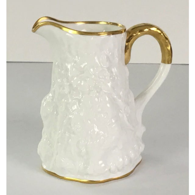 Cream Royal Stafford “Old English Oak” Pitcher For Sale - Image 8 of 8