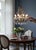 Italian Florentine Tole Chandelier, Italy, 1950s An Italian Florentine chandelier dating from the 1950s, featuring an...