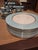 Beautiful vintage classic silver rimmed serving set. Castleton Turquoise pattern..1940 to 1978.