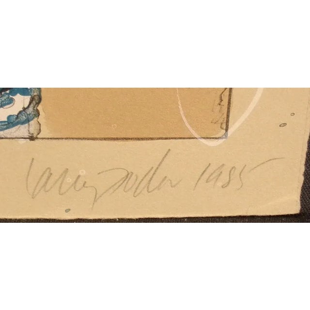 1990s Larry Fodor "Crow Mother and Ahulani Kachina St 2" Set of 2 Limited Edition Lithographs For Sale - Image 5 of 10