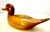 Mid-Century Modern 1984 Decoy Hand-Carved Signed California Butternut Wood "Ring Bill" Drake Duck For Sale - Image 3 of 14