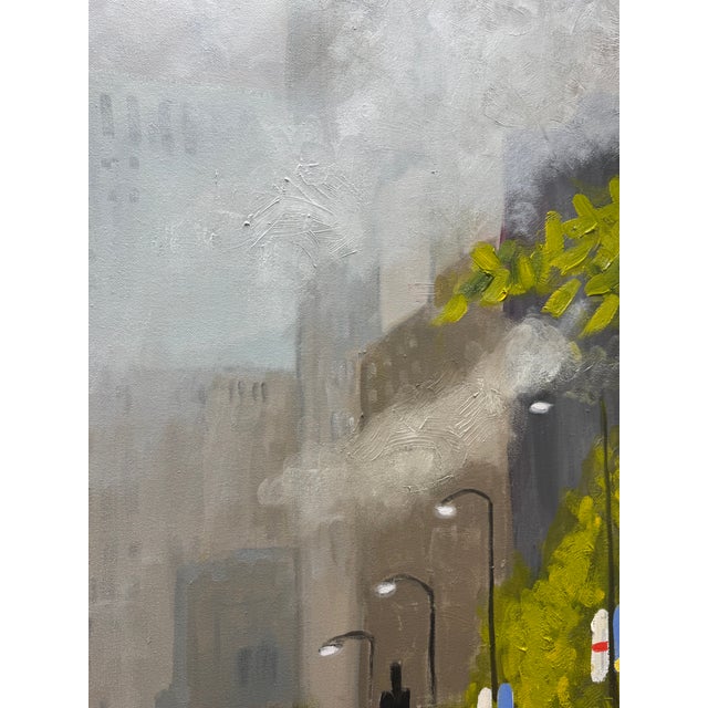 Rainy Days and Mondays Contemporary Oil Painting For Sale - Image 9 of 10