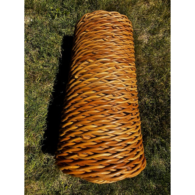 Late 20th Century Ateliers Handwoven Willow Vessel Sculpture For Sale In Baltimore - Image 6 of 12