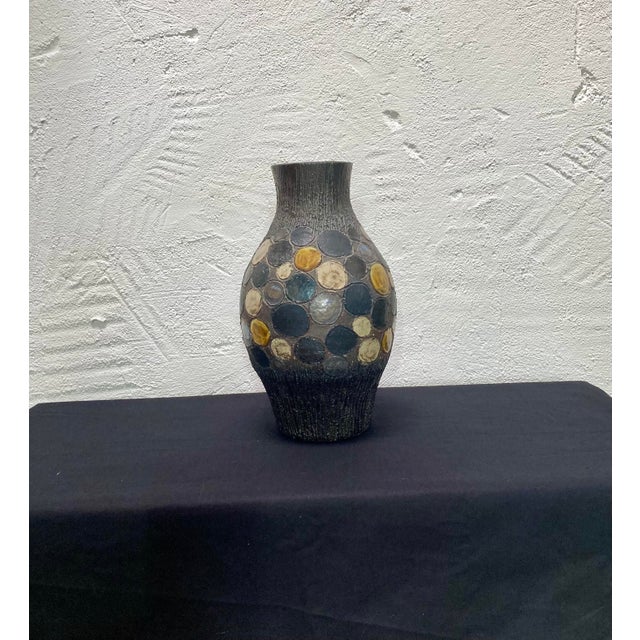Ceramic Ceramic Vase from Perignem, 1960s For Sale - Image 7 of 10