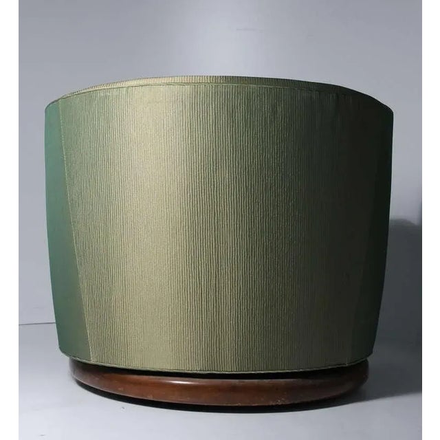 Milo Baughman Attributed Swivel Club Chairs - a Pair For Sale In Chicago - Image 6 of 9