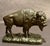 Metal Fine Antique Bronze Bison Statue – Early 1900s American Buffalo Wildlife Art For Sale - Image 7 of 8
