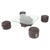 Coffee Table and Stools from Guido Faleschini, 1970s, Set of 5 For Sale - Image 11 of 11