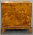 Mid 20th Century Burl Olivewood Italian Campaign Style Petite Four-Drawer Chest For Sale - Image 4 of 11