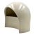 1970 Organic White Ceramic Table Lamp, Italy For Sale