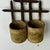 Early 20th Century Miniature Vintage Tramp Art Hand Made Objet d'Art of Planters With Trellis For Sale - Image 5 of 7