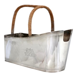 Vintage Barker Ellis Heraldic Crest Wine Caddy For Sale