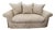 Custom English Roll Arm Bench Seat Damask Loveseat With Pleated Skirt For Sale