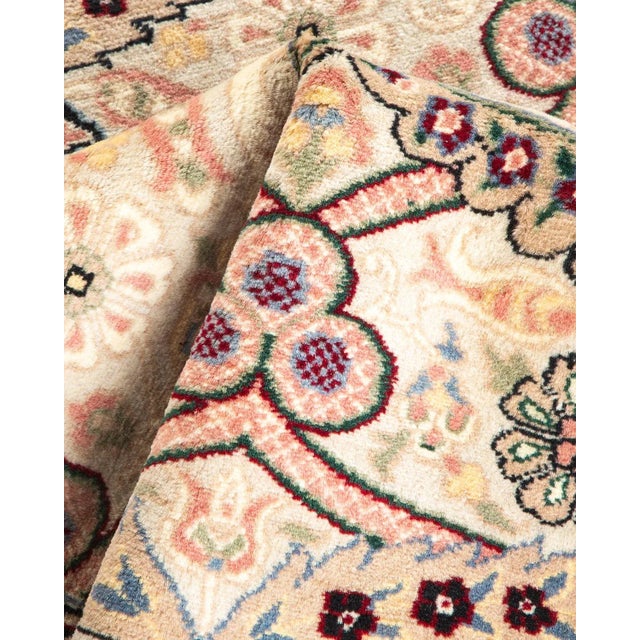 Textile Mogul, One-of-a-Kind Hand-Knotted Area Rug in Ivory, 2' 6" x 10' 9" For Sale - Image 7 of 8