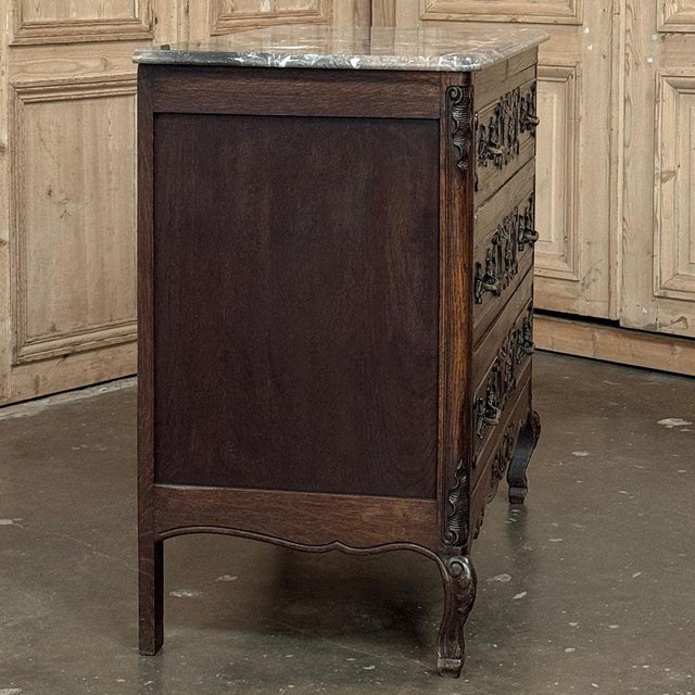 Antique Liégeoise Louis XIV Marble Top Commode For Sale - Image 12 of 17