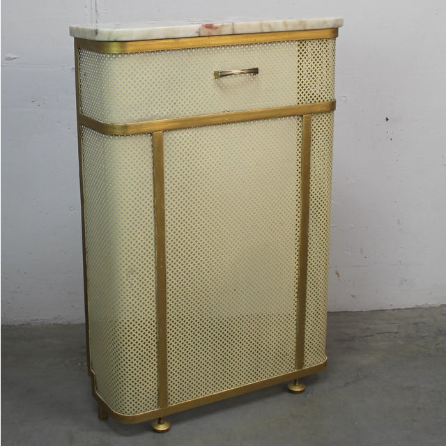 Cream Radiator Cover, 1960s For Sale - Image 4 of 7