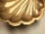 Solid Brass Footed Decorative Clamshell Dishes - A Pair For Sale - Image 4 of 10