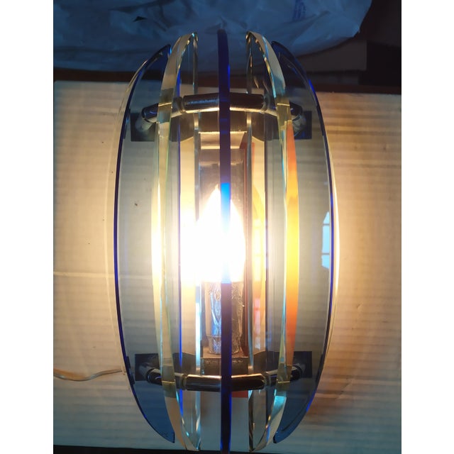 Glass Wall Lights from Veca, Florence, Set of 2 For Sale - Image 7 of 11