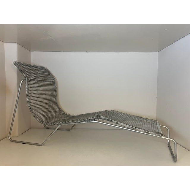 Silver Ruffian Chaise Lounge by Niall Oflynn for T Spectrum, Netherlands, 1997 For Sale - Image 8 of 8