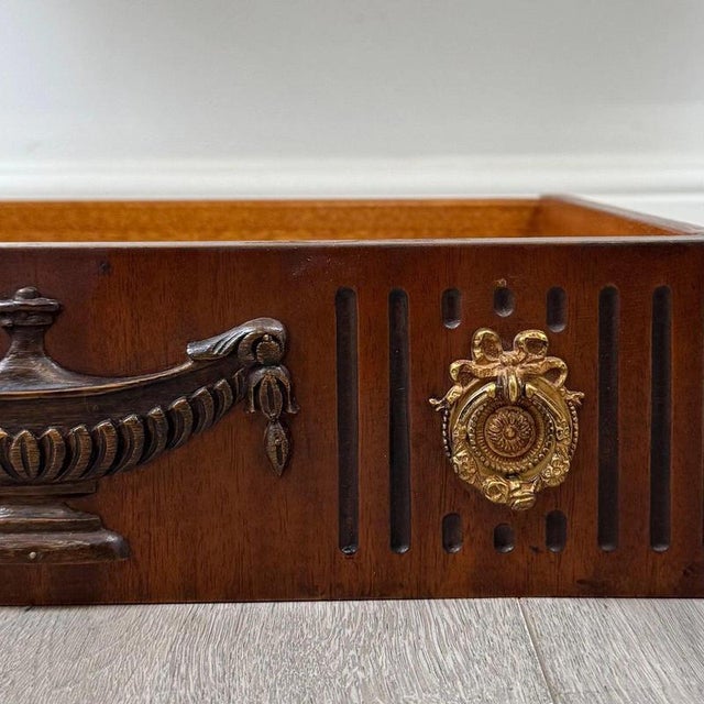 Antique Early 20th Century Adam Mahogany Side Table For Sale - Image 11 of 12