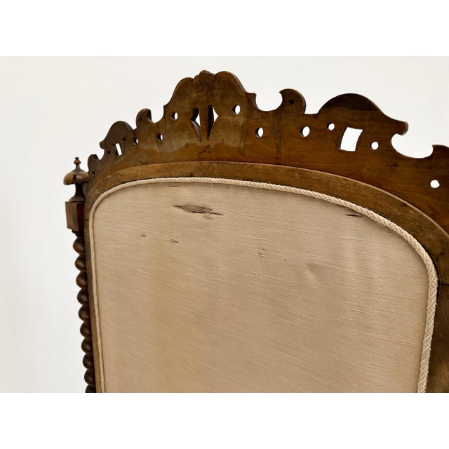 Antique Victorian Needlepoint Fire Screen For Sale - Image 9 of 10