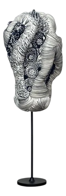 Sculpture Art Textiles Ref Stone, 2023, Canvas