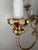 1930s Italian (12) Light Painted & Parcel Gilt Chandelier For Sale - Image 4 of 11