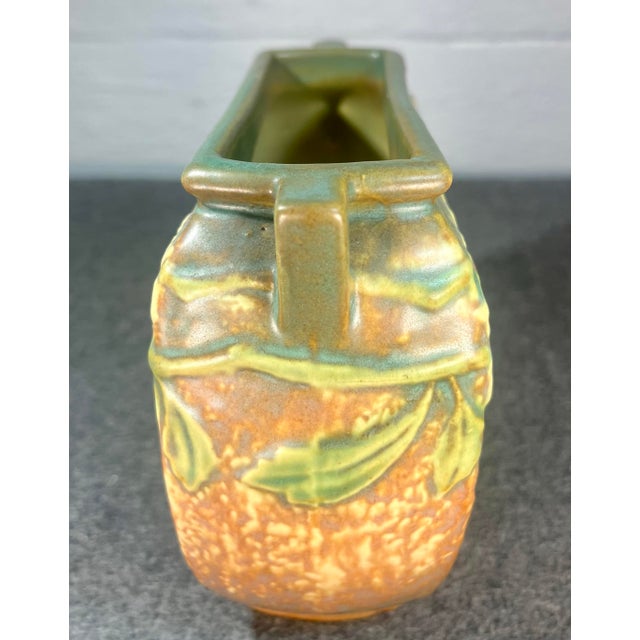 Antique Roseville Dahlrose Art Pottery Vase For Sale In Orlando - Image 6 of 8