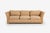 Postmodern John Mascheroni for Swaim Furniture Quilted Tan Three Seat Sofa 1970s For Sale - Image 3 of 12