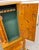 1960s Mid Century Revolving Jewelry Armoire in Oak Finish Free Standing Pilasters Mirror Chest of Draws For Sale - Image 12 of 17