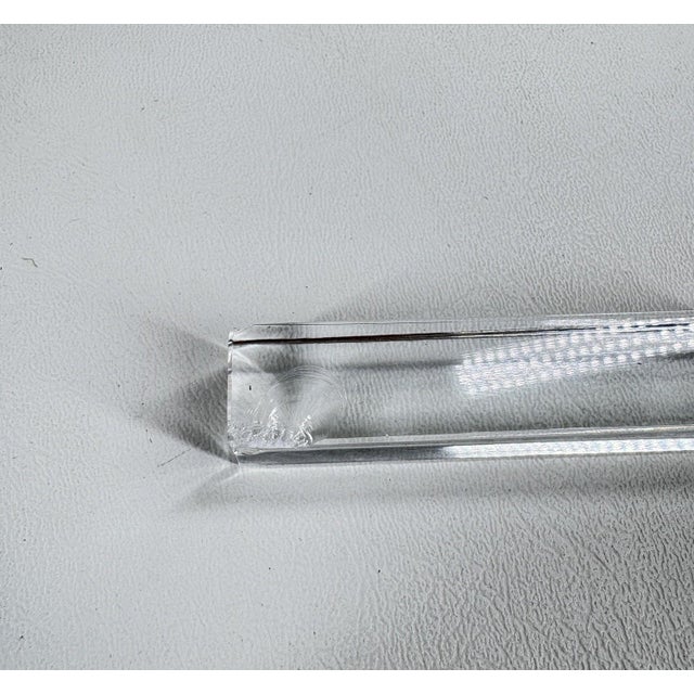 Elegant Baccarat "Vega" Crystal Knife Rests - Set of 8 With Original Signature Box For Sale In Portland, OR - Image 6 of 6