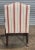 Mid 20th Century Mid 20th Century Hickory Chair Federal Style Mahogany Lolling Chair Silk Striped Fabric For Sale - Image 5 of 8
