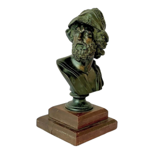 Bronze Bust of Menelaus, Italian Grand Tour