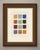 This is an original antique chromolithograph, printed in color with gold and silver, lettered "émaux et fourrures." twelve...