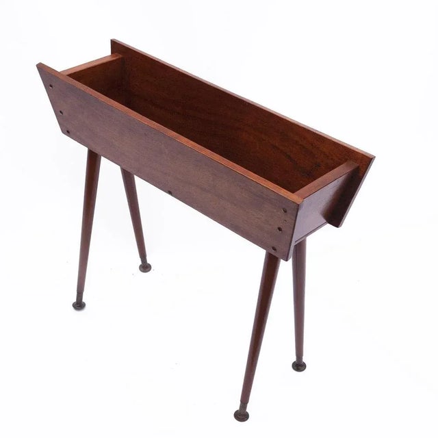 Vintage Danish Teak Jardiniere/Planter, 1960s For Sale - Image 5 of 8